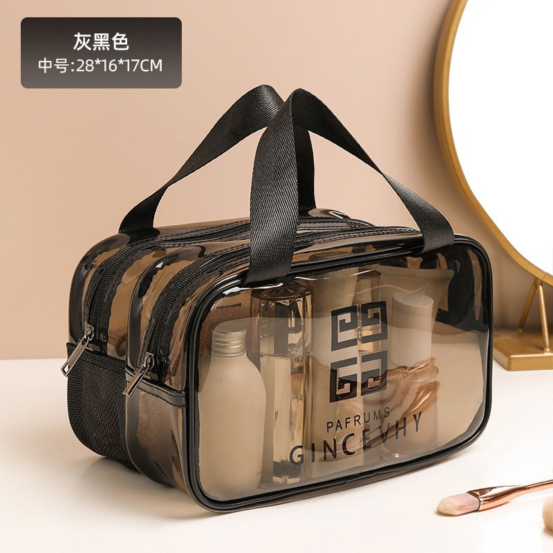 Bolsa Maquillaje Grande Portátil Mujer | Organizador Repelente Agua