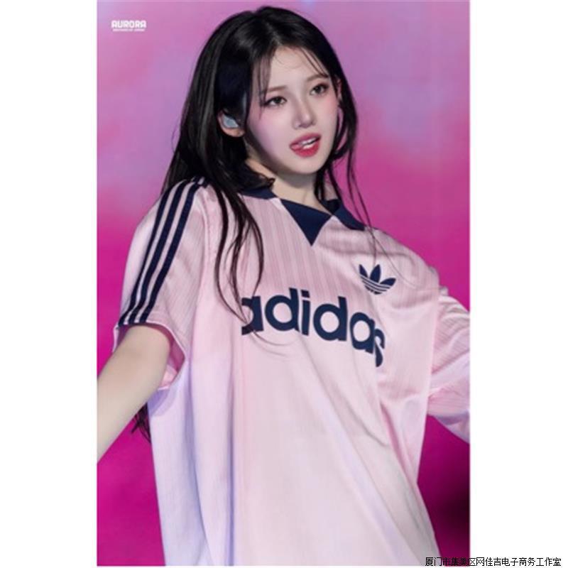 Camiseta de manga corta de verano con cuello polo estilo celebridad Clover 2026