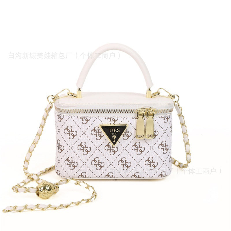 Nuevo monograma transfronterizo, bolsos de hombro sencillo de gran venta, 25 bolsos de cadena modernos y versátiles para mujer
