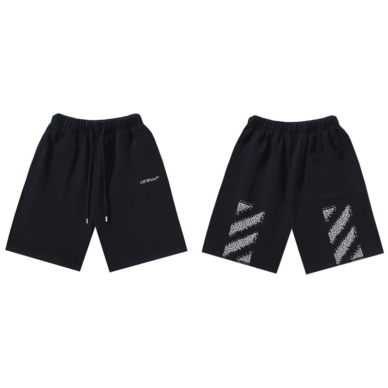Pantalones Cortos Hombre Estampado Flecha Sueltos | LuxuryMarkt