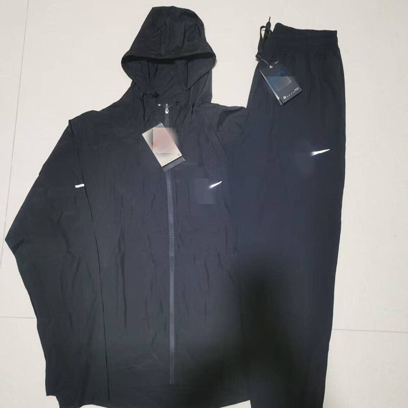 Ribbed knit matching set, quick-dry DD4747+4834, cross-border foreign trade, wholesale leisure windproof sportswear purchase