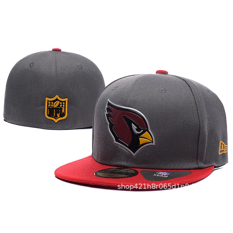 Baseball-Cap, geschlossene Rückseite, flacher Schirm, Mix | Unisex, verstellbar, gebogener Schirm