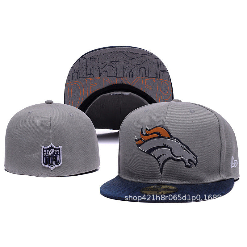 Baseball-Cap, geschlossene Rückseite, flacher Schirm, Mix | Unisex, verstellbar, gebogener Schirm