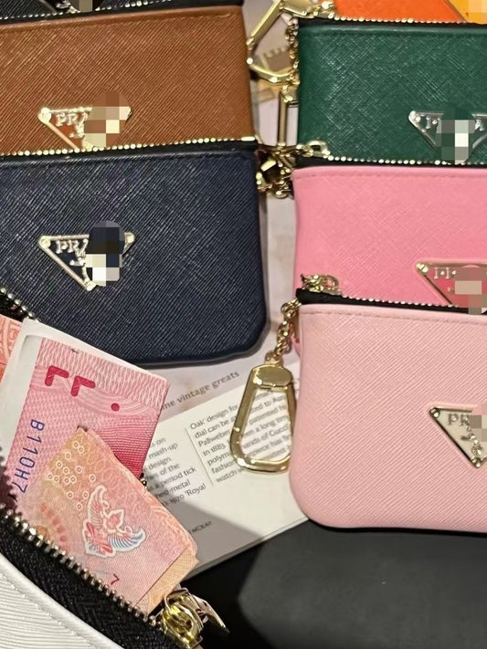 Monedero Mujer Cremallera + Caja Regalo | Compacto Premium