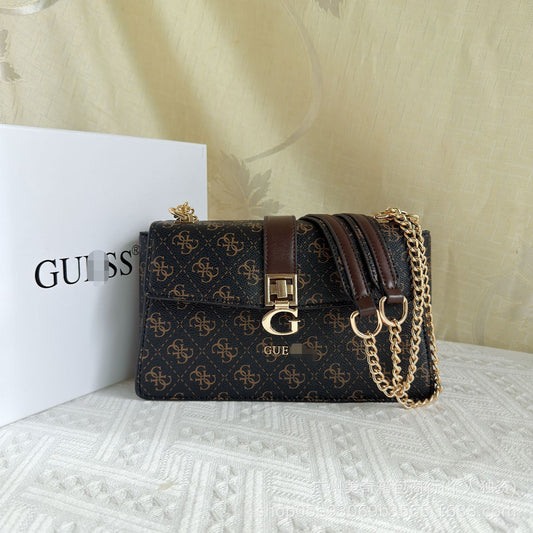GU Women's Handbag | Printed And Patchwork | With Box