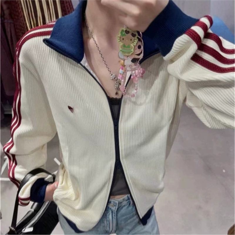 Veste cardigan vintage AD | Brodé et unisexe