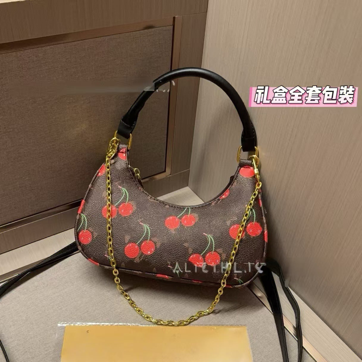 Nuevo bolso clásico Crescent transfronterizo 2025, bolso versátil de mano para llevar, bolso cruzado de un solo hombro de moda para mujer, bolso Pea Moon