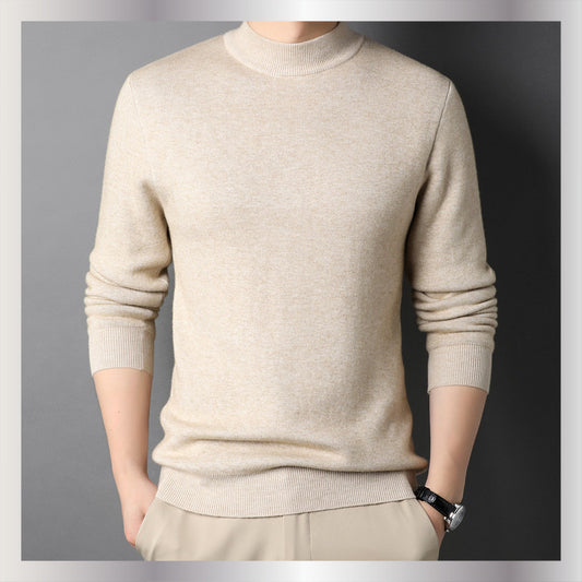 Jersey Cuello Alto Hombre - Suave y Cálido Primavera Otoño