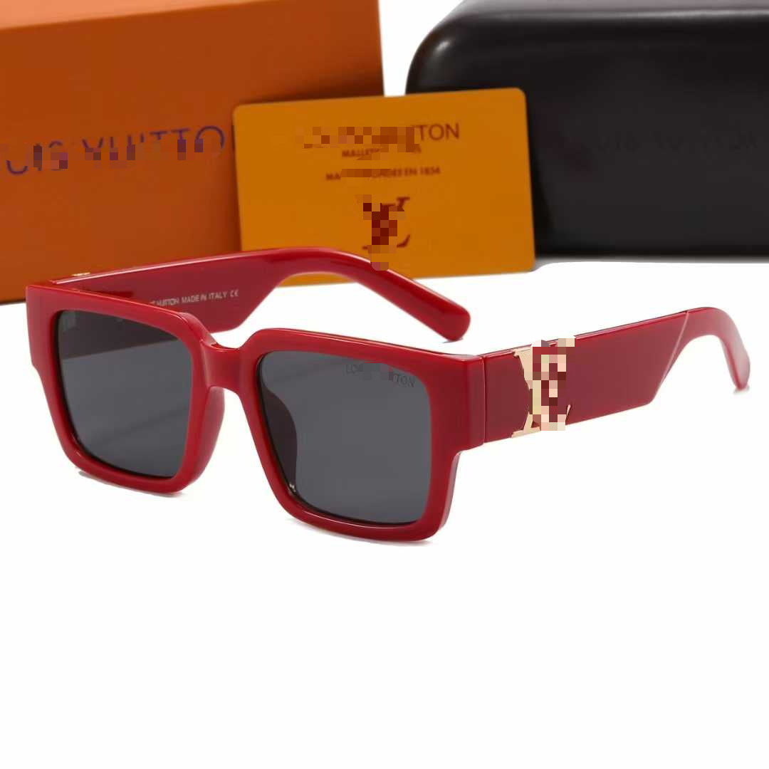 Gafas de sol de moda y de moda, gafas de sol de cara cuadrada de cara grande estilo influencer, gafas de protección UV para hombres y mujeres al por mayor