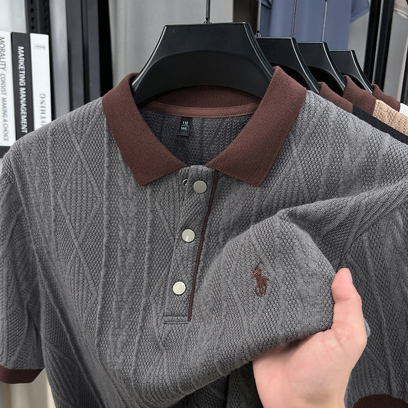 Jersey Bordado Jacquard Hombre - Estilo Elegante