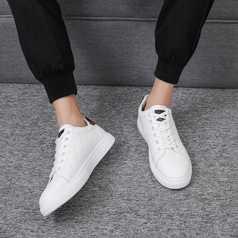 Zapatos de hombre, zapatos de tabla, zapatillas deportivas, zapatos blancos de hombre, zapatos de oficina de hombre, zapatos de caña baja y versátiles y de moda, zapatos casuales de chico