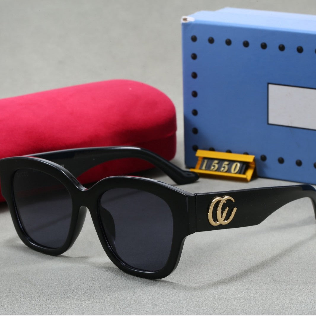 25. Gafas de sol de montura redonda Xiaohongshu para mujer, paneles elegantes de INS europeas y americanas, gafas personalizadas de estilo unisex de moda