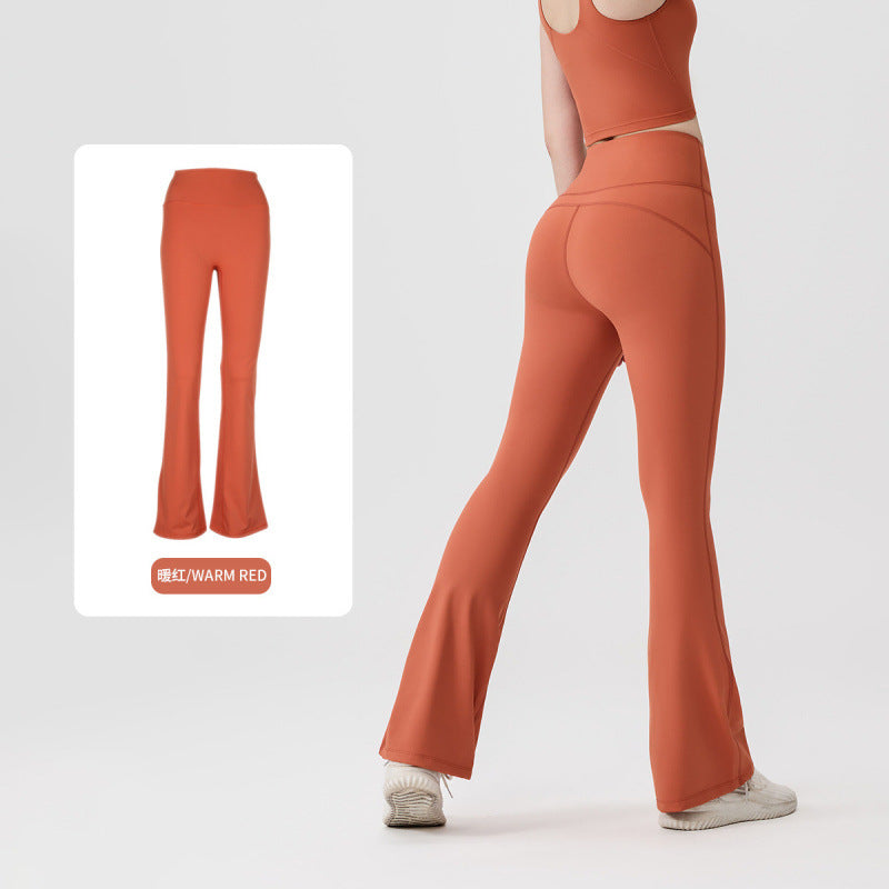 Pantalón Yoga Mujer AL | Microacampanado Y Talle Alto
