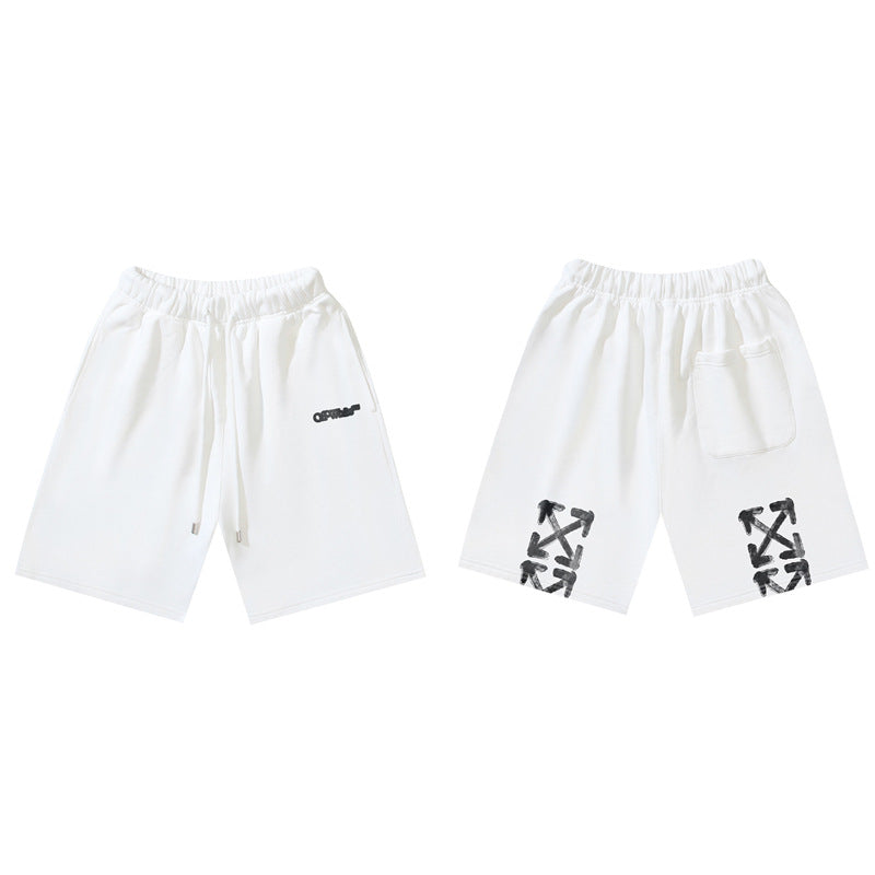 Pantalones Cortos Hombre Estampado Flecha Sueltos | LuxuryMarkt