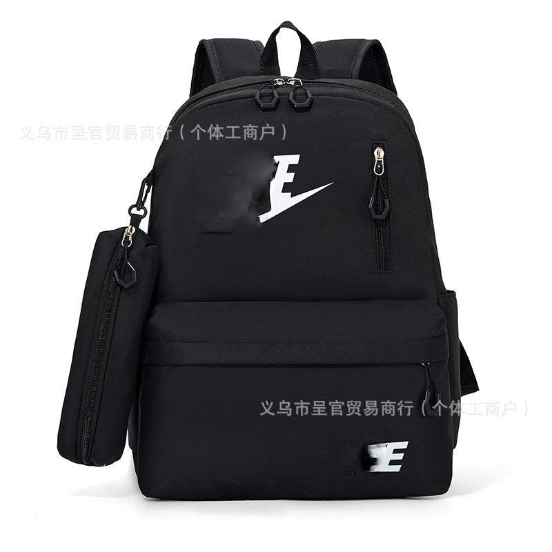 Mochila Escolar Gran Capacidad Unisex | Estilo Campus Letras 2026