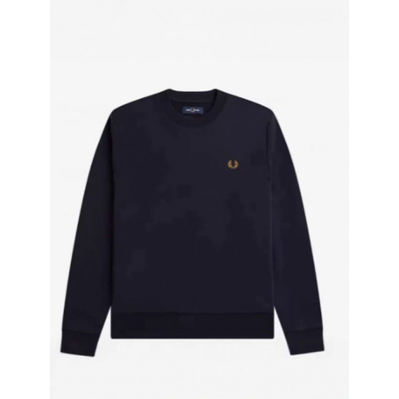Sudadera de primavera y otoño para hombre, sudadera de cuello redondo transfronteriza para comercio exterior, nueva sudadera de etiqueta pequeña bordada 2026 para otoño/invierno