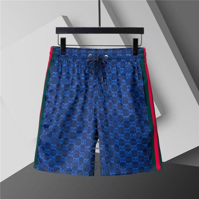 Verano 2026 Nuevos pantalones de playa transfronterizos europeos y americanos de secado rápido, pantalones cortos casuales holgados y de moda al por mayor