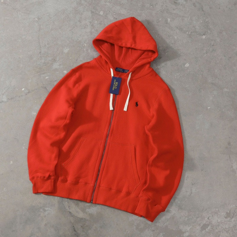 Sweat-shirt unisexe RL zippé | Poney brodé | Luxury Markt