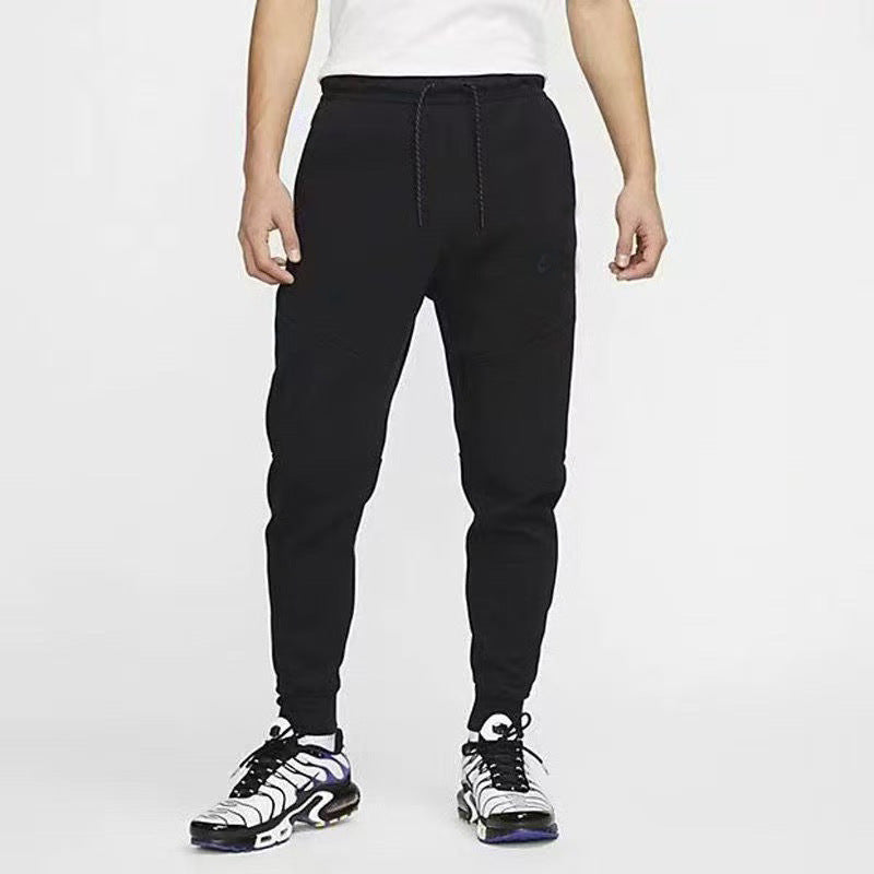 2025 AJ Pants pantalones de primavera y otoño de primavera y otoño de moda para mujer pantalones de chándal de punto y holgados de pareja 4496 cómodos