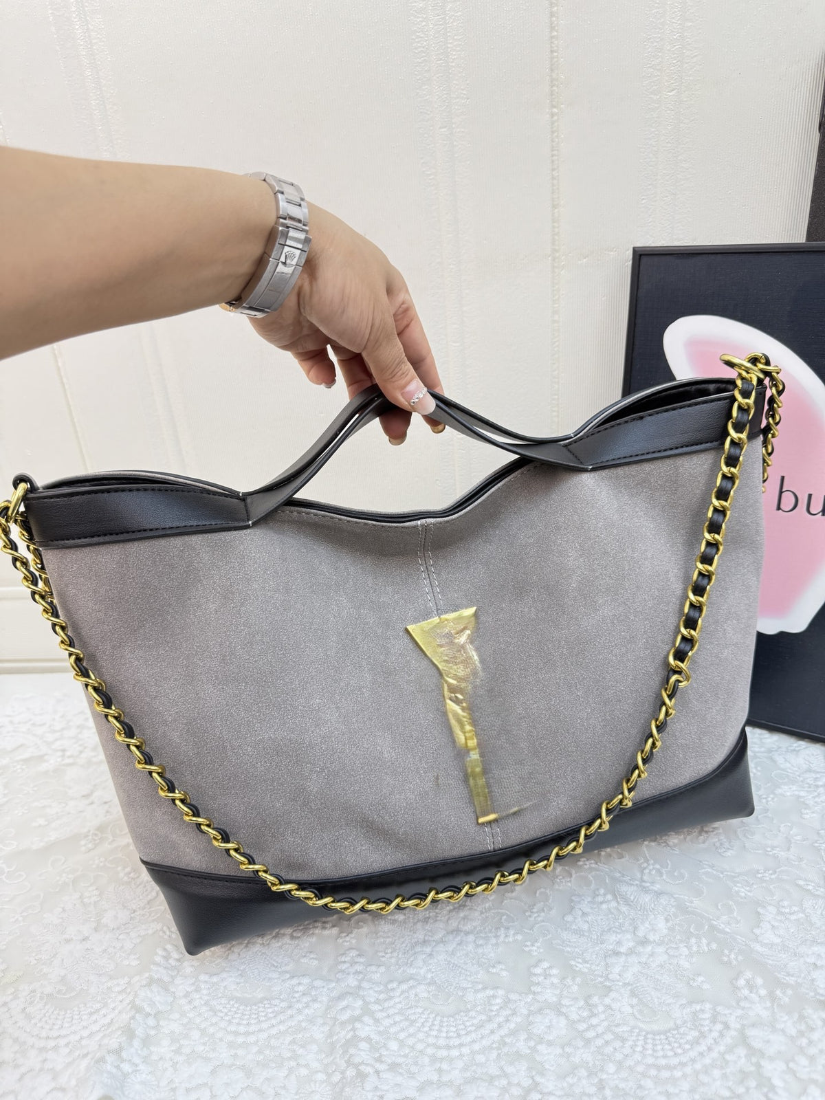Women's Colorblock Bucket Bag | 2025 Niche Fashion Crossbody | No Box