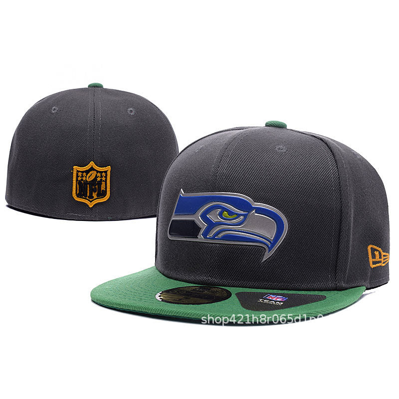 Baseball-Cap, geschlossene Rückseite, flacher Schirm, Mix | Unisex, verstellbar, gebogener Schirm