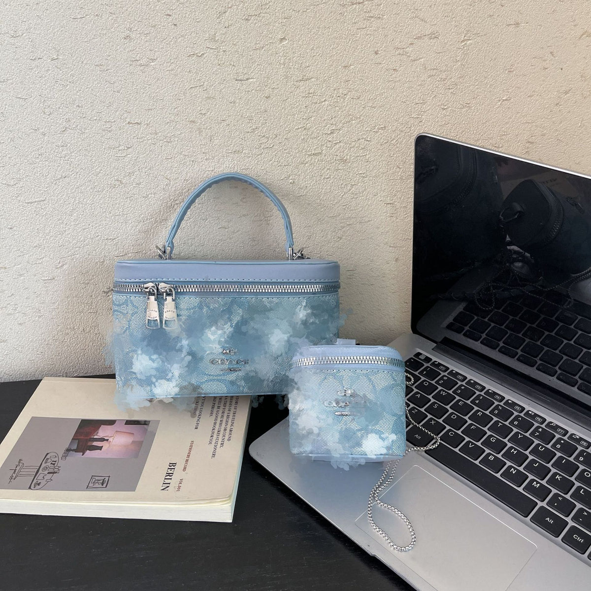 Koujia Damen-Umhängetasche Mini | Make-up-Tasche aus Leder | Ohne Karton