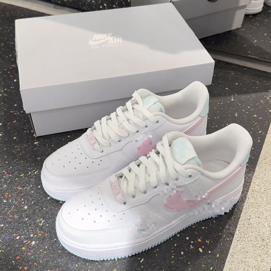 AF1 White and Grey Sneakers | Low Unisex Design