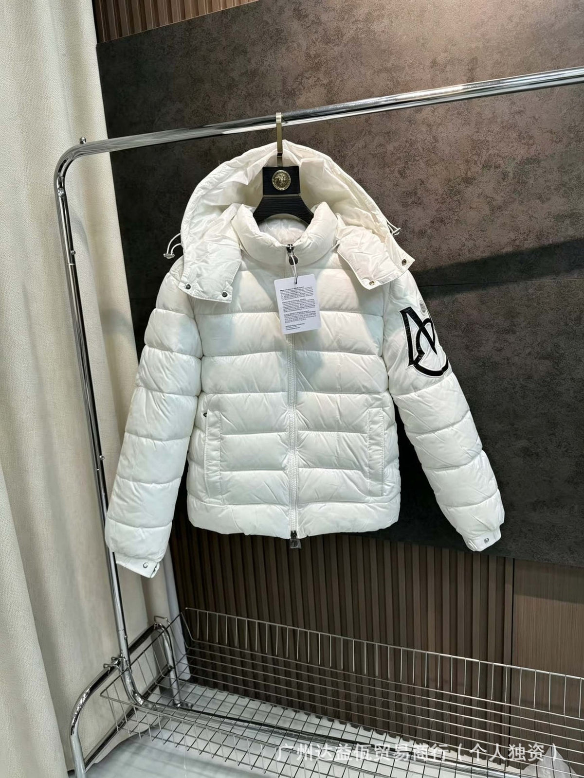 Mengjia Maya dicke Daunenjacke, glänzende, warme Unisex-Jacke mit Kapuze, Export möglich