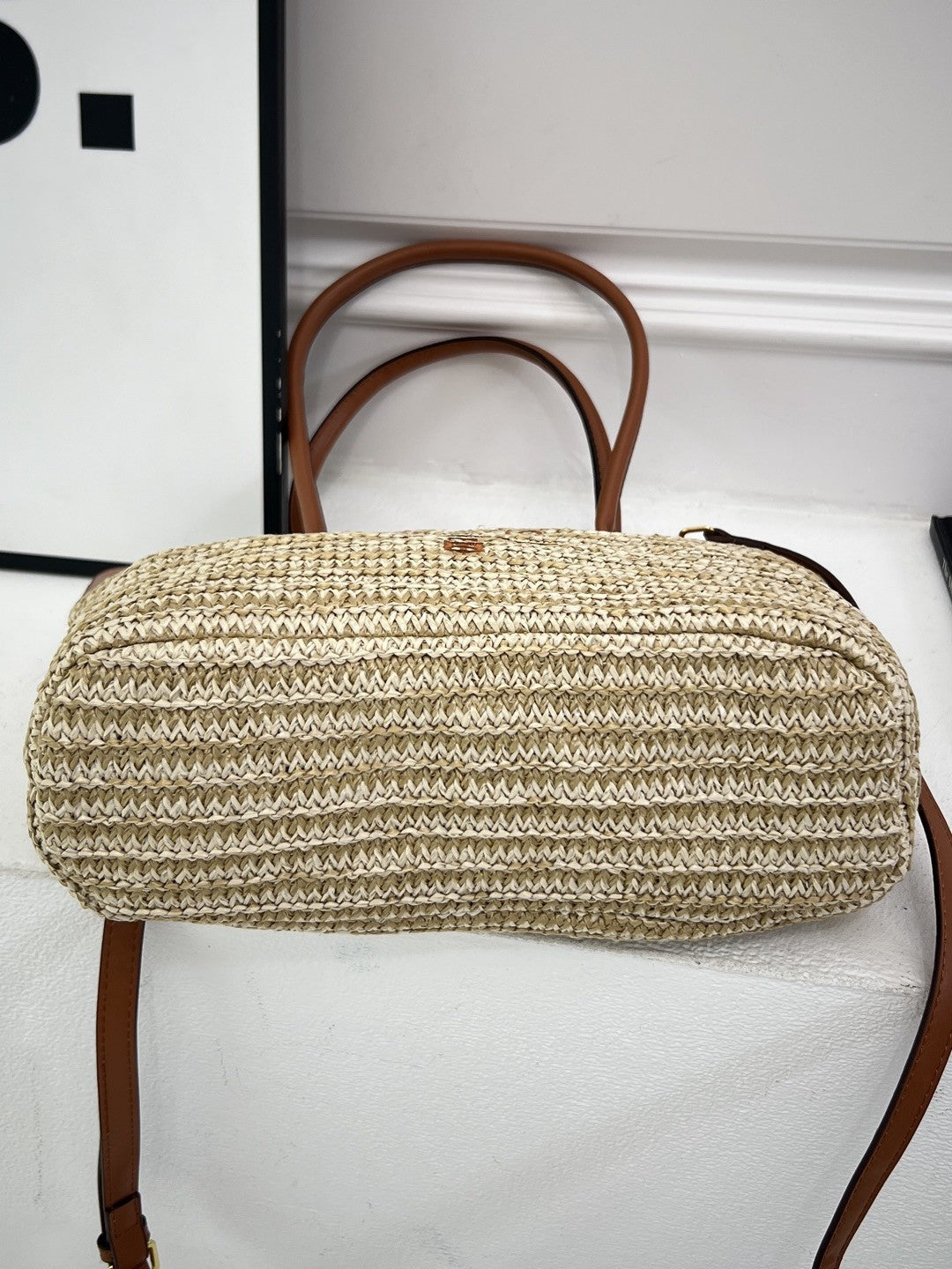 Women's Straw Beach Bag | Versatile Fashionable Paper Rope Crossbody | No Box