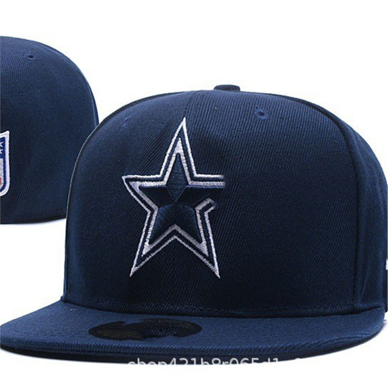 Baseball-Cap, geschlossene Rückseite, flacher Schirm, Mix | Unisex, verstellbar, gebogener Schirm