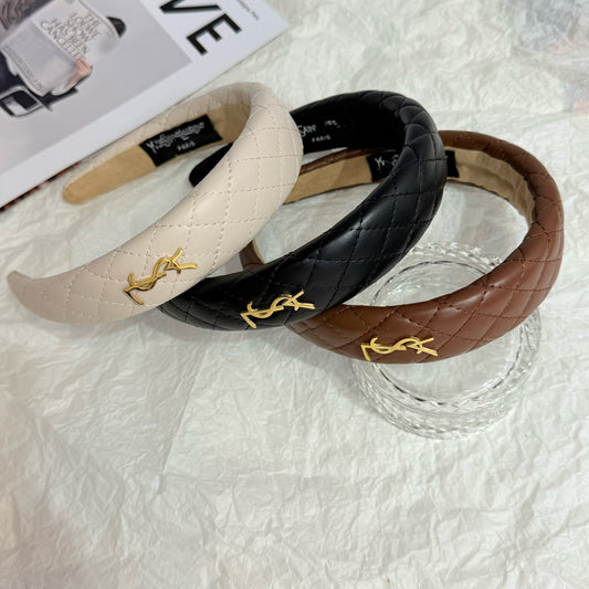 Corona de cuero premium para aumentar la altura y corona para la cabeza, accesorio vintage premium de pelo de PU
