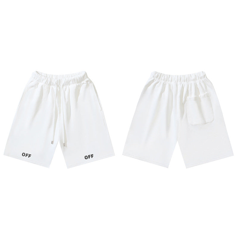Pantalones Cortos Hombre Estampado Flecha Sueltos | LuxuryMarkt
