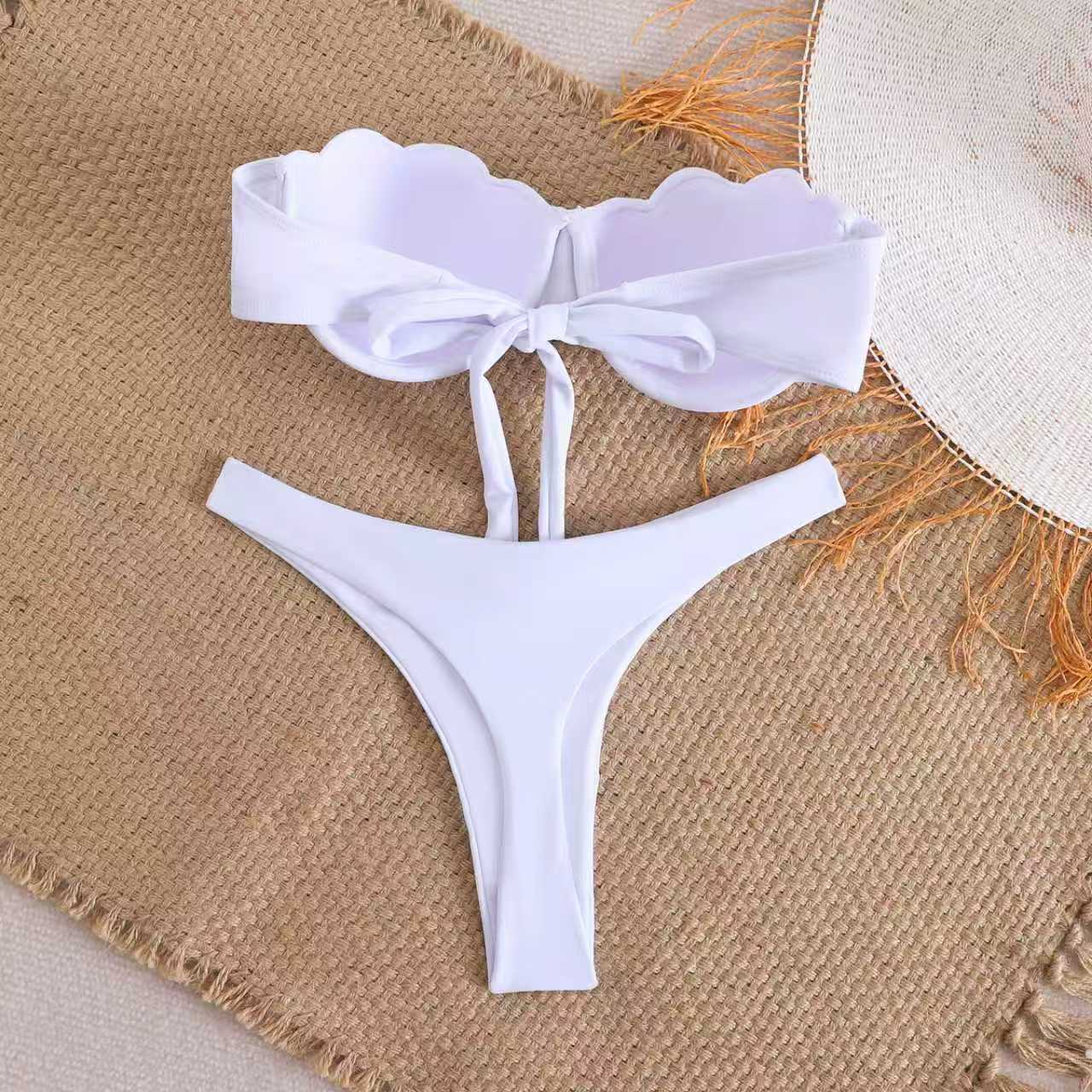 2026 New Fashion Petal Hardpole Fixed Push-Up Push-Up Swimsuit bikini, Amazon
