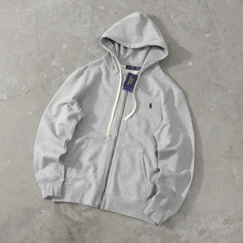 Sweat-shirt unisexe RL zippé | Poney brodé | Luxury Markt