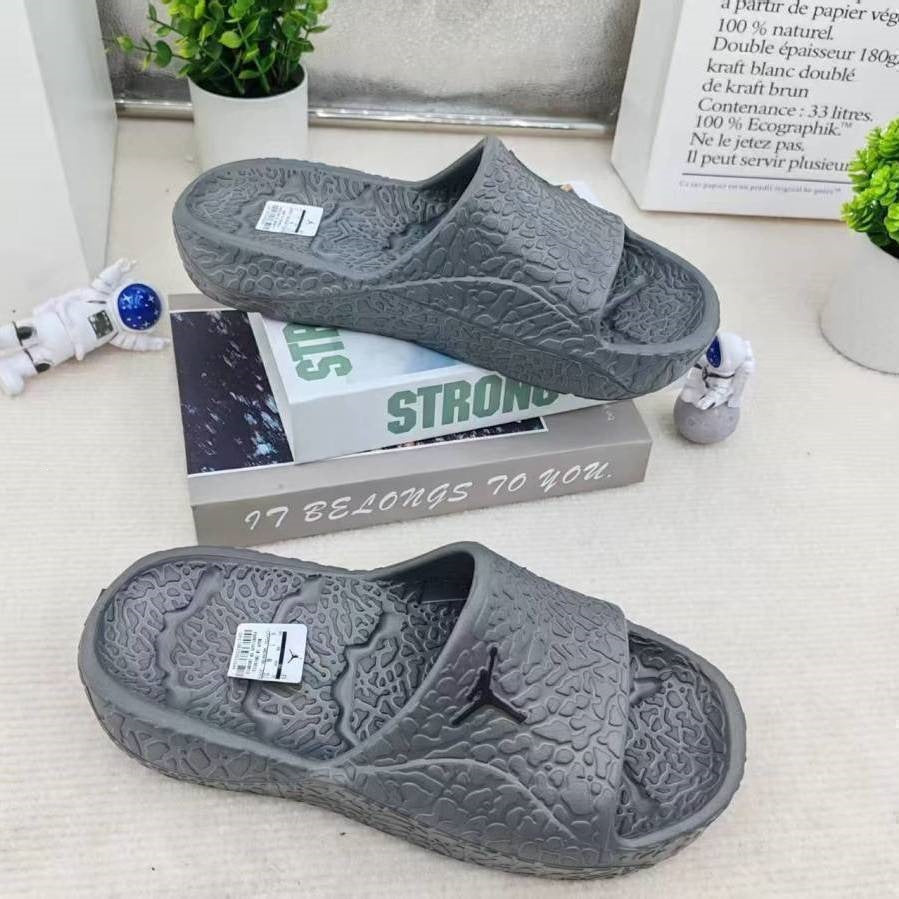 * Réplicas originales puras de slip-ons de suela blanda y suela gruesa, zapatillas de baloncesto de verano agrietadas y transpirables