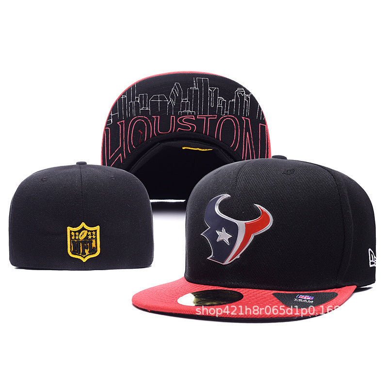 Baseball-Cap, geschlossene Rückseite, flacher Schirm, Mix | Unisex, verstellbar, gebogener Schirm