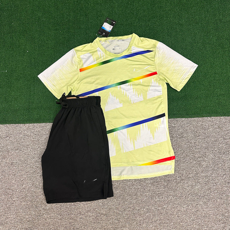 Ensemble de sport Running pour homme | Séchage rapide respirant été