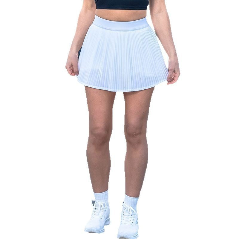 Conjunto de falda de tenis de ALOSCO, set de yoga para exteriores, camiseta de sujetadores de dos piezas, falda deportiva antideslizante de secado rápido