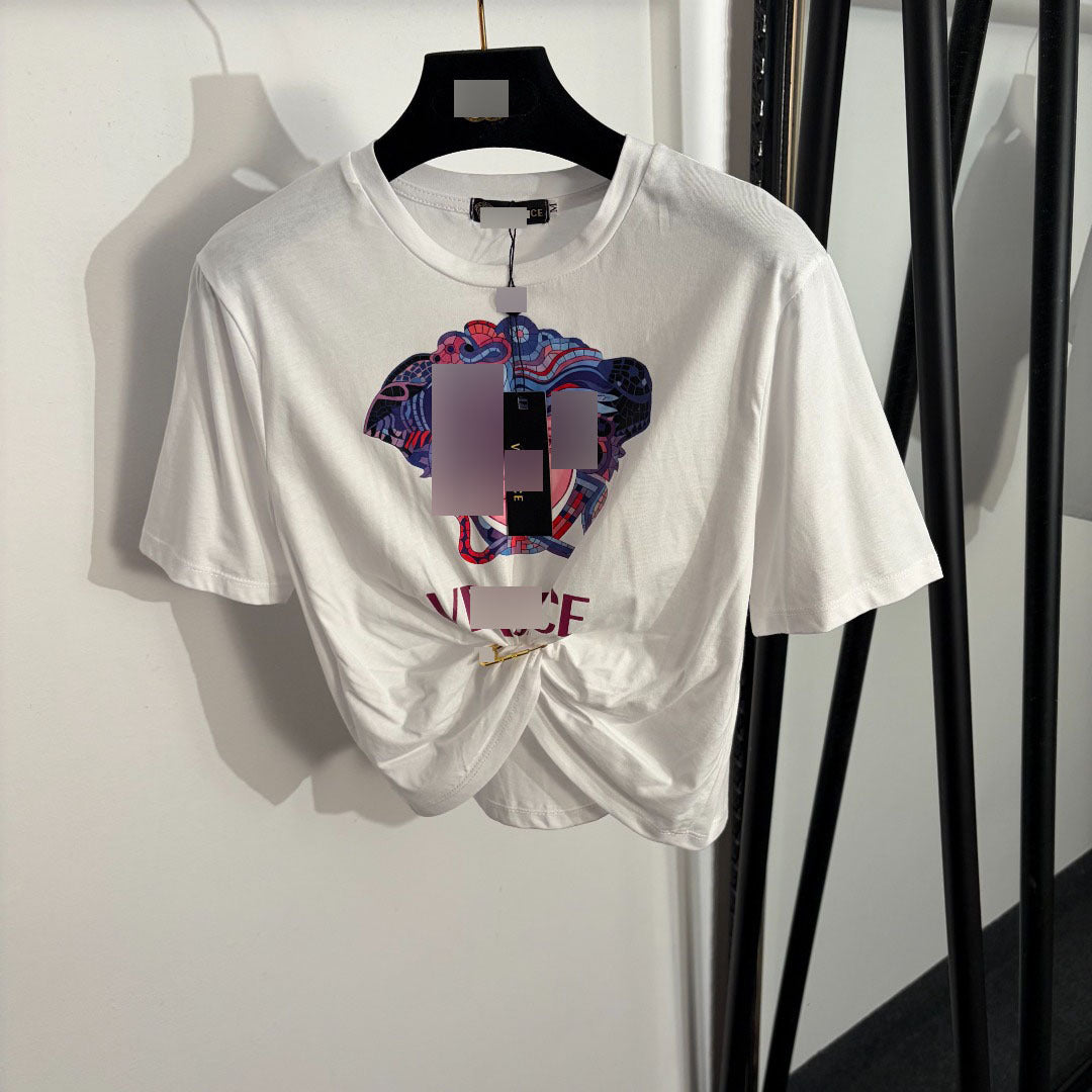 Camiseta Versa ce Corta | Estampado Medusa
