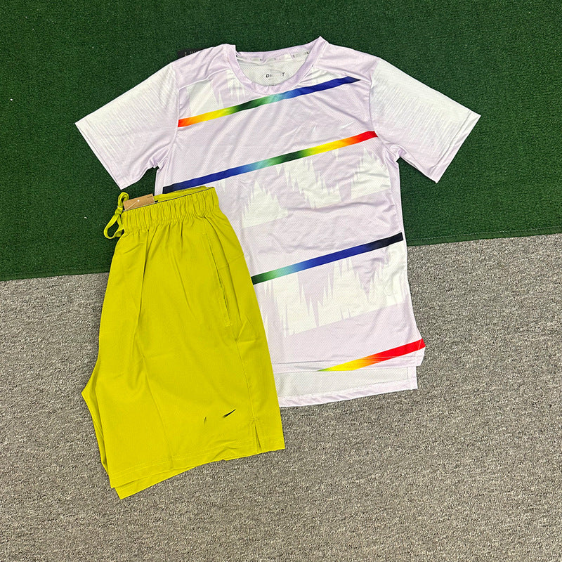Ensemble de sport Running pour homme | Séchage rapide respirant été