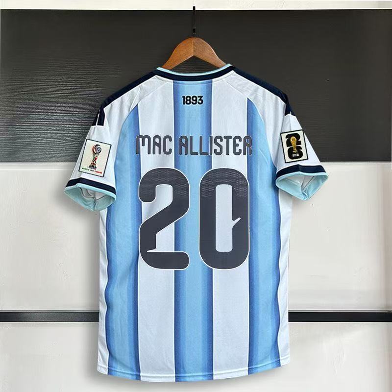 Francia, Brasil, Portugal, España, Argentina, número de partido en casa 19, Yamal, camiseta de fútbol, edición fan