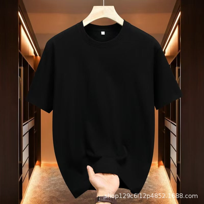Camiseta Unisex Logo Pegatina Cuello Redondo Manga Corta