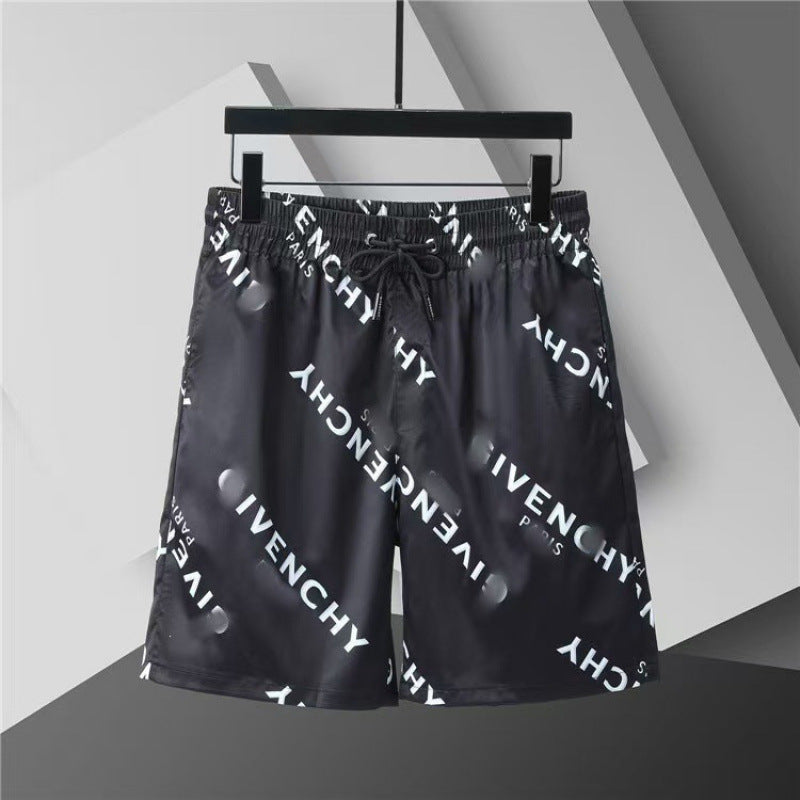 Verano 2026 Nuevos pantalones de playa transfronterizos europeos y americanos de secado rápido, pantalones cortos casuales holgados y de moda al por mayor
