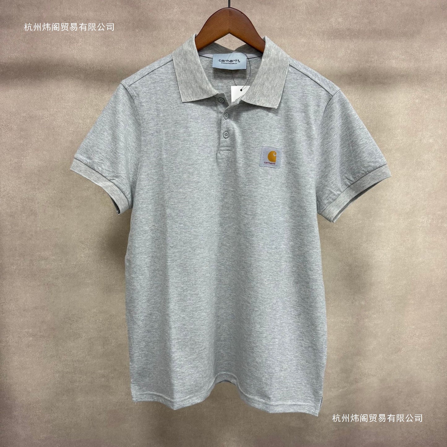 Polo de Solapa Manga Corta con Bolsillo | Hombre
