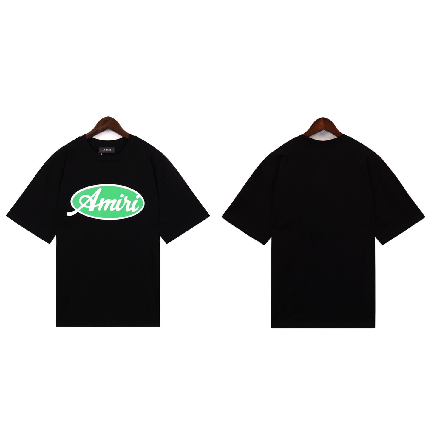 2024 Verano 2024 AM1R1 ICON Letter Totem Letter Totem Pattern Coconut Tree T-shirt Unisex
