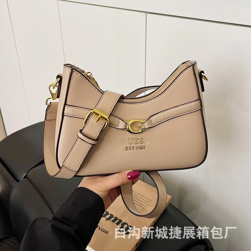 El bolso cruzado de monograma de alta gama de 2026 para mujer de un solo hombro de tendencia y muy vendido de moda para mujer