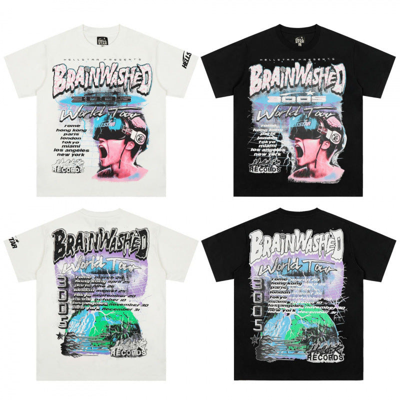 Mix-T-Shirt | Kurzarm und Digitaldruck