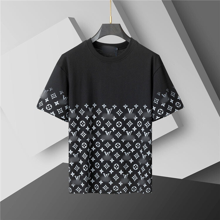 Versión correcta de 2026 de la nueva camiseta ligera de lujo de verano, camiseta de manga corta de cuello redondo y versátil para hombres y mujeres, países extranjeros de Europa y Estados Unidos