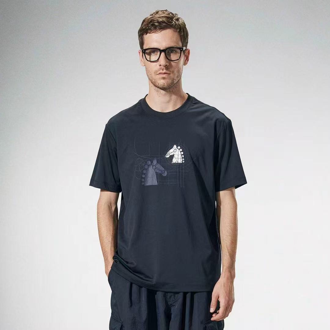 Camiseta H Hombre | Cabeza De Caballo Bordada