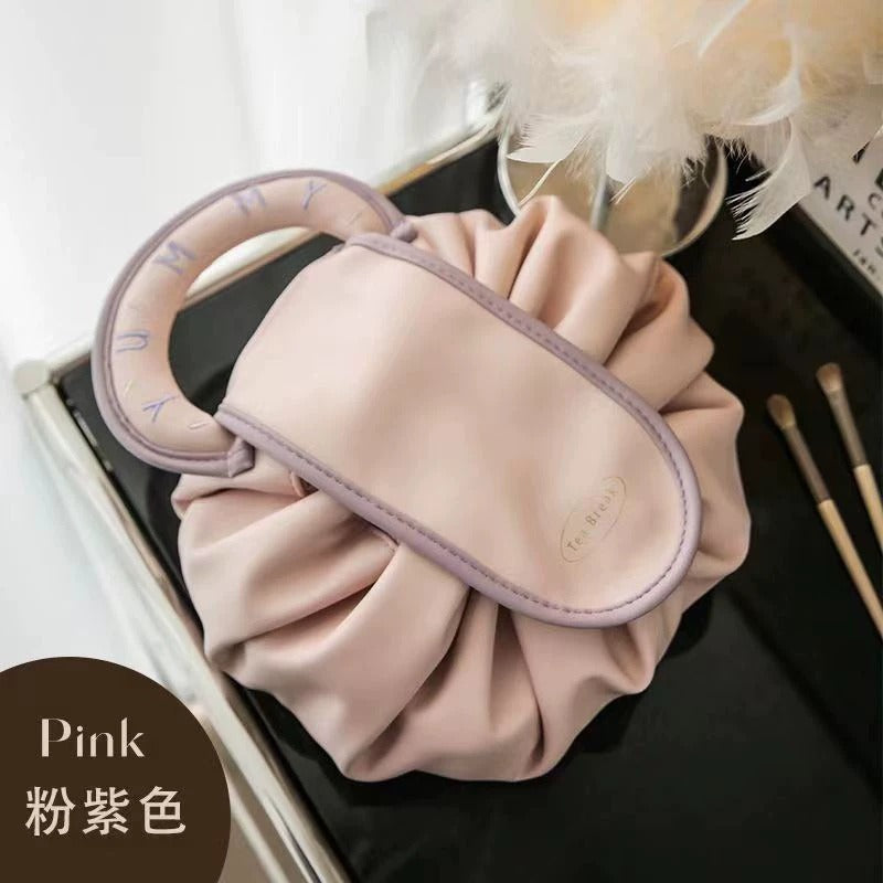 Bolsa Maquillaje Grande Portátil Mujer | Organizador Repelente Agua